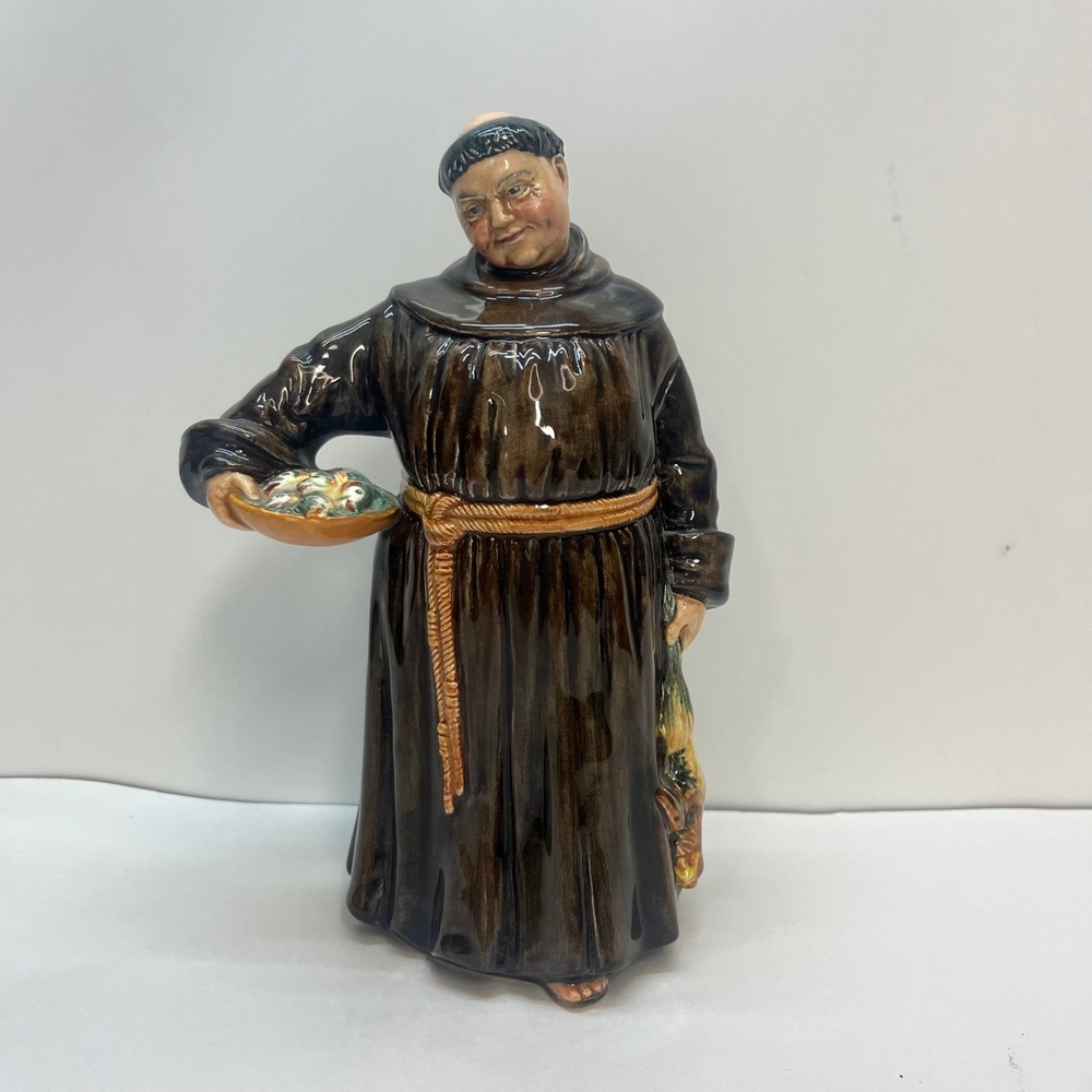 Royal Doulton The Jovial Monk HN 2144 Porcelain Figurine Brown Vintage England